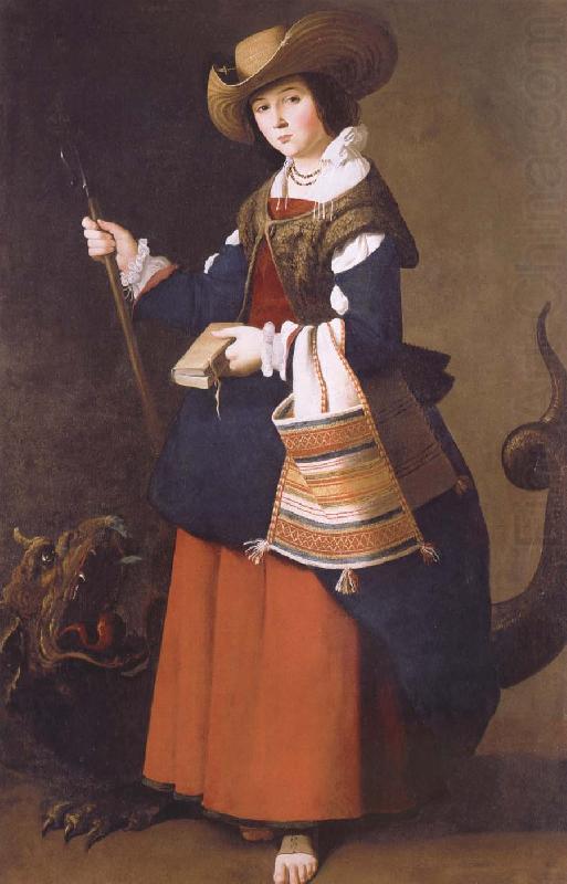 St Margaret, Francisco de Zurbaran